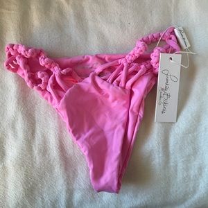 Frankie’s Bikinis Pink Mary Jane Bottoms